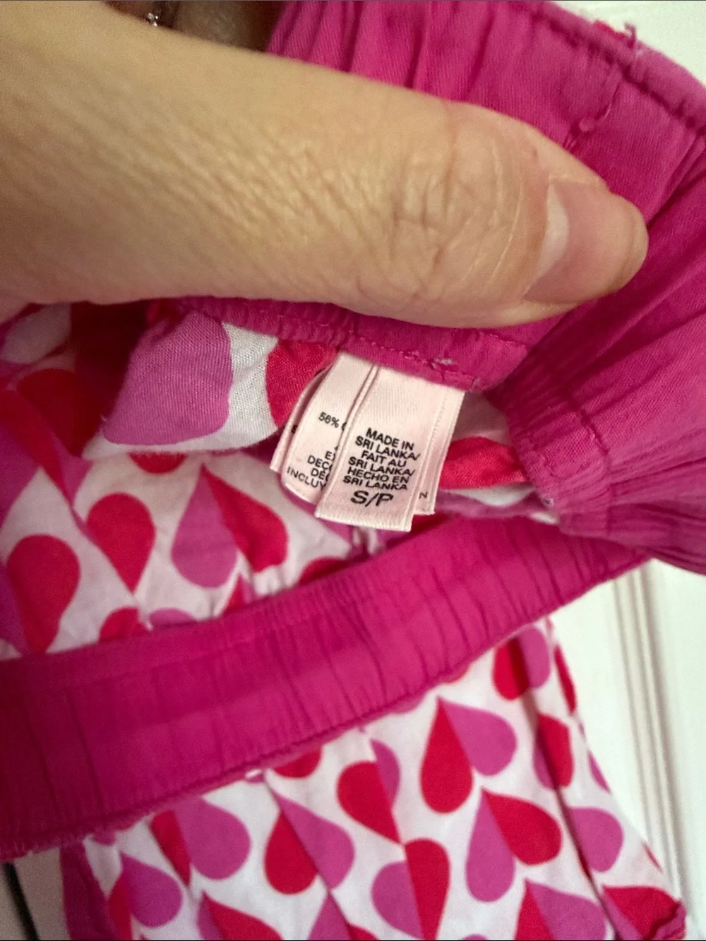 Women’s Pink Heart-Print Pajama Set - Brand: Victoria’s Secret